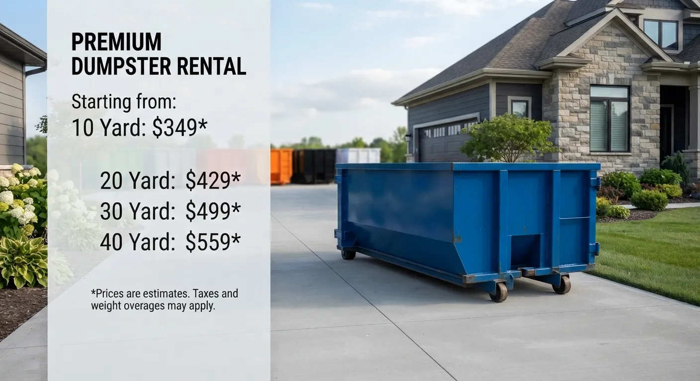 Dumpster Rental Cost in Conway, AR