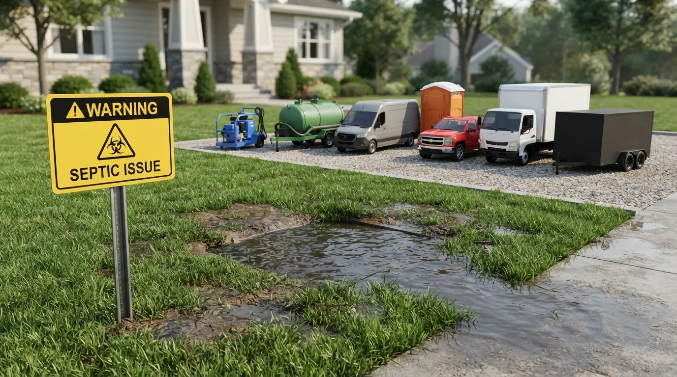 Septic Tank Warning Signs in Conway, AR